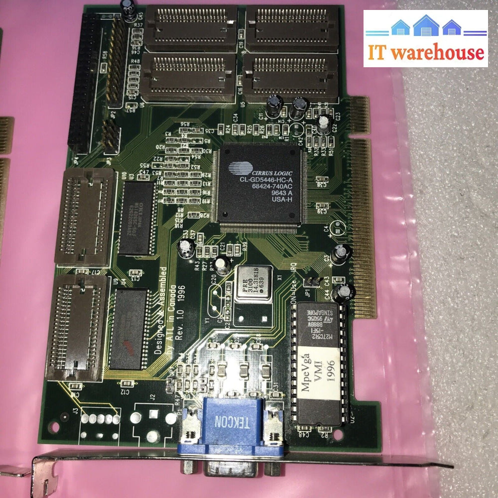 1x  LOGIC Mow VGA VMI MPEGVMI-M-10 PCI VIDEO CARD