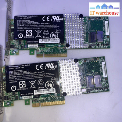 (1x) LSI 9750-4i MegaRAID SAS/SATA 6GB/s Raid Controller w/ L3-25239-23A