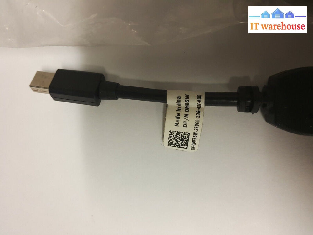 - 1X Male Thunderbolt To Standard Displayport Female Adapter Mfr6W Ca00109-R0