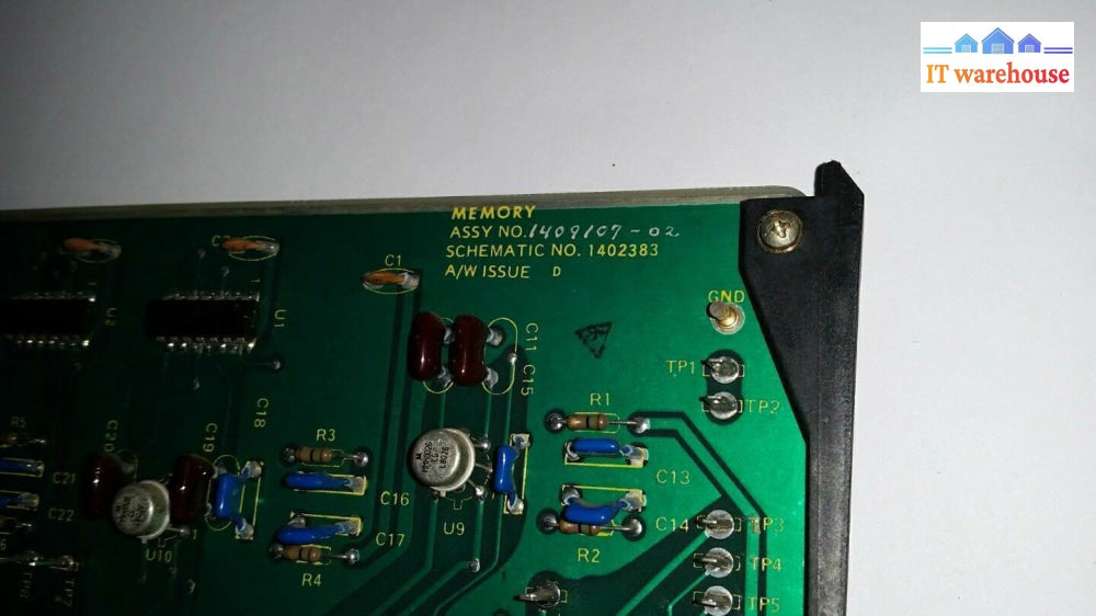 - 1x MEMORY BOARD ASSY 1409107-01(02)  SCHEMATIC 1402383 