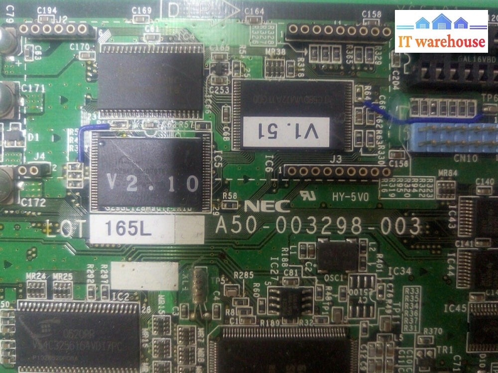 - 1x NEC Electra Elite IPK A50-003298-003 CPU II (100) U10 ETU   Processor CARD