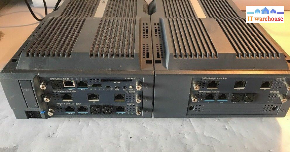 1x  NEC UNIVERGE SV8100 Phone System Server  (CHS2U E) W/ INTERFACE CARDS