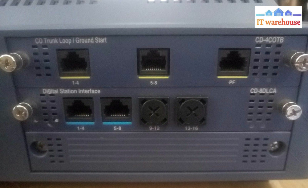 1x  NEC UNIVERGE SV8100 Phone System Server  (CHS2U E) W/ INTERFACE CARDS