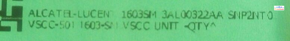 - 1x NEW ALCATEL-LUCENT 3AL00322AA  VSCC-501 1603-SM VSCC UNIT