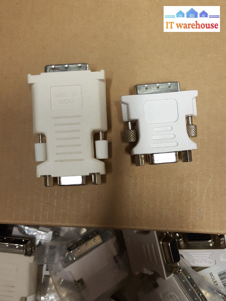 (1x)  NEW DVI MALE TO VGA DE-15 FEMALE ADAPTER