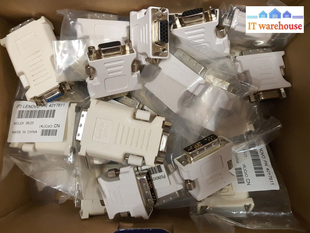 (1x)  NEW DVI MALE TO VGA DE-15 FEMALE ADAPTER