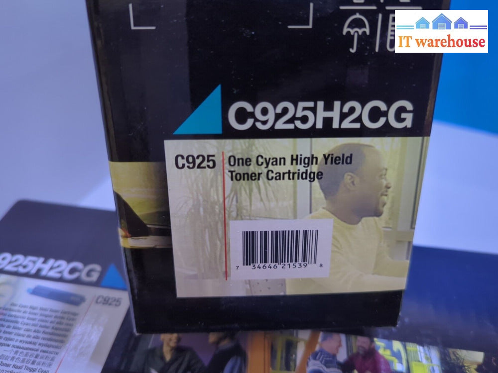 1x NEW in BOX Genuine Lexmark C925H2CG Cyan Toner Cartridge for C925, X925 -