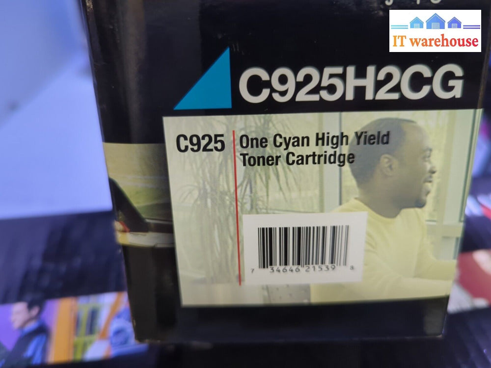 1x NEW in BOX Genuine Lexmark C925H2CG Cyan Toner Cartridge for C925, X925 -