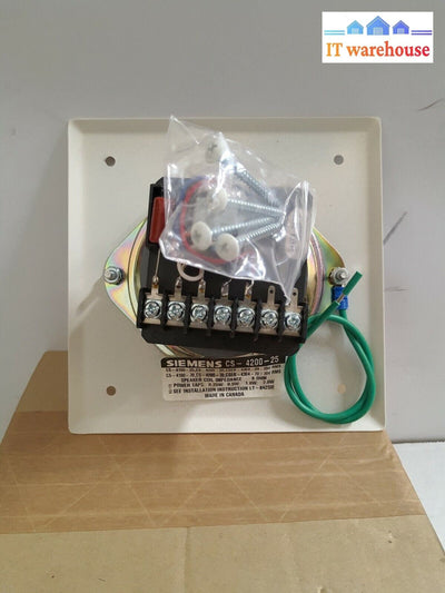 - 1x NEW INDOOR Siemens CS-4200-25 Speakers and Accessories Fire Alarm System
