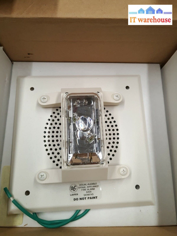 - 1x NEW INDOOR Siemens CSS-4204-70 Speakers and Accessories Fire Alarm System