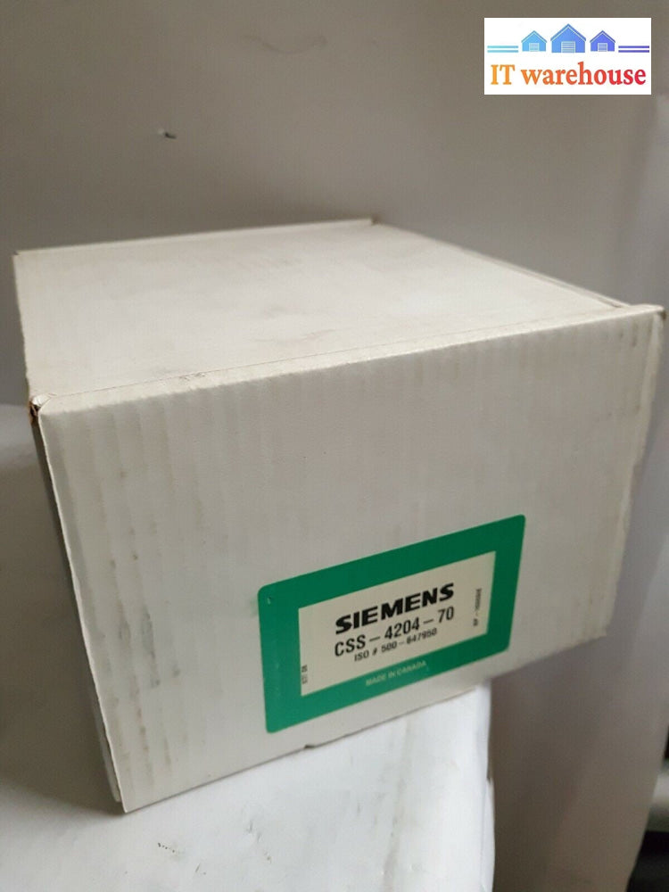 - 1x NEW INDOOR Siemens CSS-4204-70 Speakers and Accessories Fire Alarm System