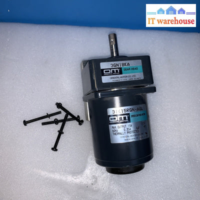 （1x) ORENTAL MOTOR GEAR HEAD 3GN18KA 3IK15RGN- AUL - V-TEK  VESA VESACOUNT
