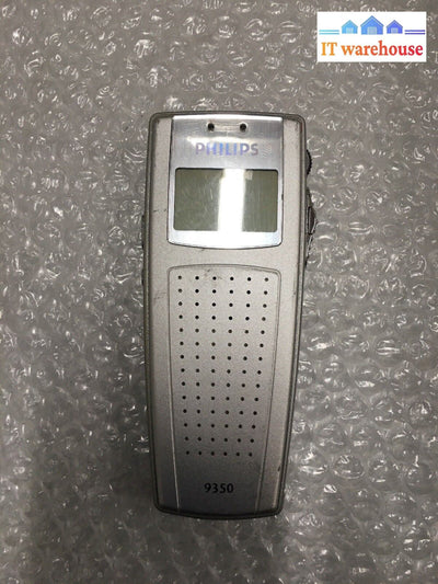 - 1x Philips LFH-9350 Pocket Digital Dictation Voice Recorder w/cradle & adapter
