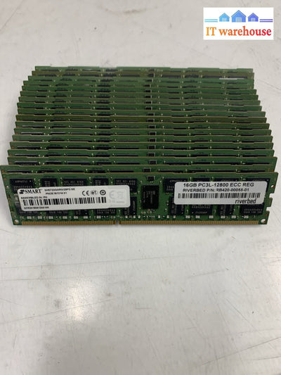 (1x)  Smart 16GB 2Rx4 PC3L-12800R DDR3L-1600 ECC Reg Server RAM