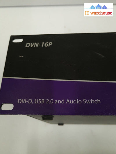 *1x  SmartAVI DVN-16P DVI Switch - 1920 x 1200 - WUXGA  (w/ AC adapter) 