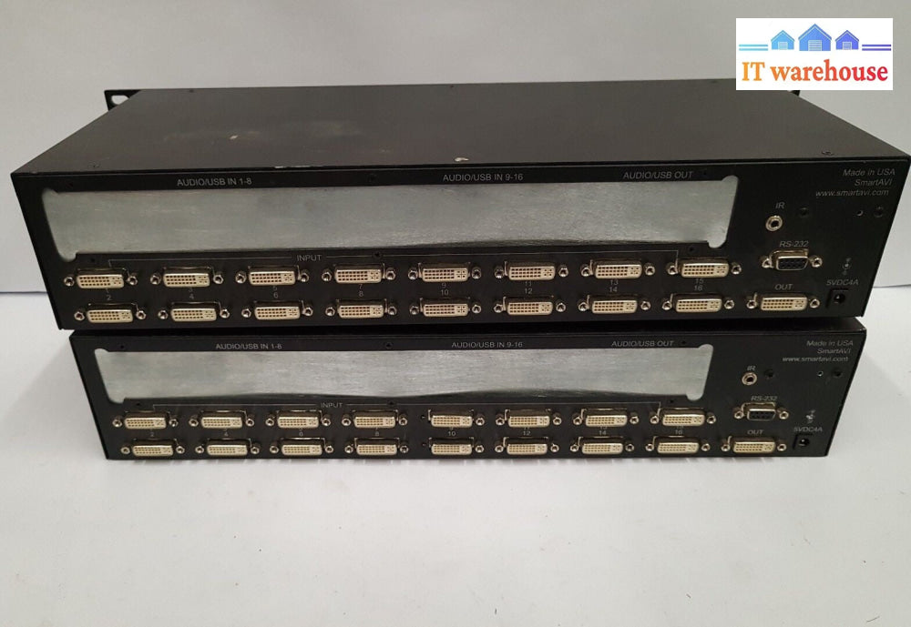 *1x  SmartAVI DVN-16P DVI Switch - 1920 x 1200 - WUXGA  (w/ AC adapter) 