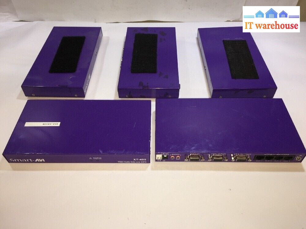 - 1X Smartavi Xt-400 Uxga/Audio/Ir/Rs232 Multi-Point Cat5 Transmitter (W/Ac)