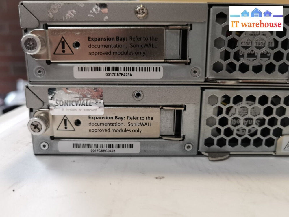 $ 1x SonicWall Remote Access SRA EX7000 1RK15-059 000(no hard drive no licence)