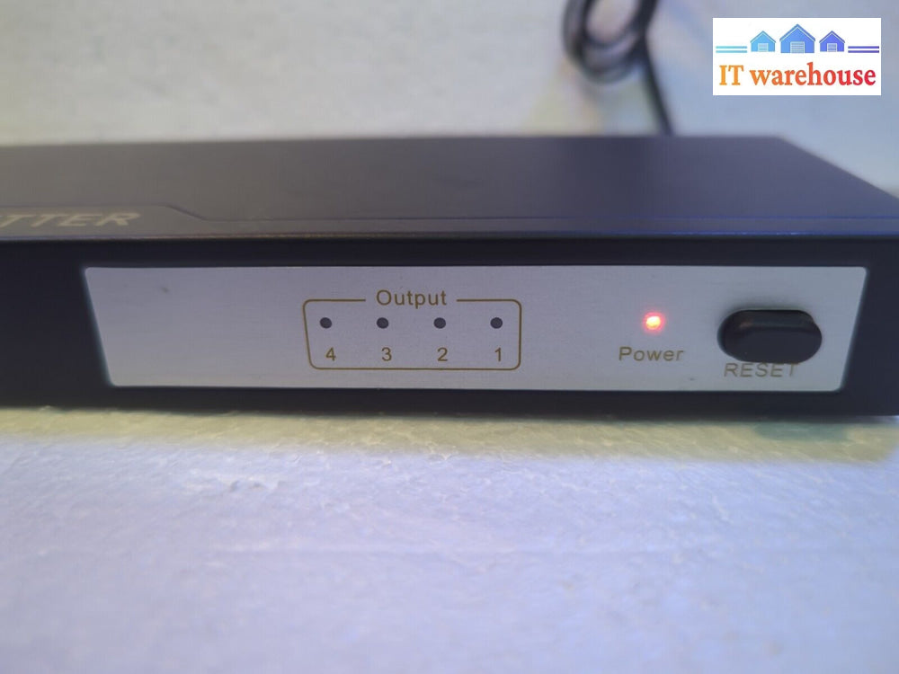 - 1X4 Hdmi Splitter 1 In 4 Out Tested