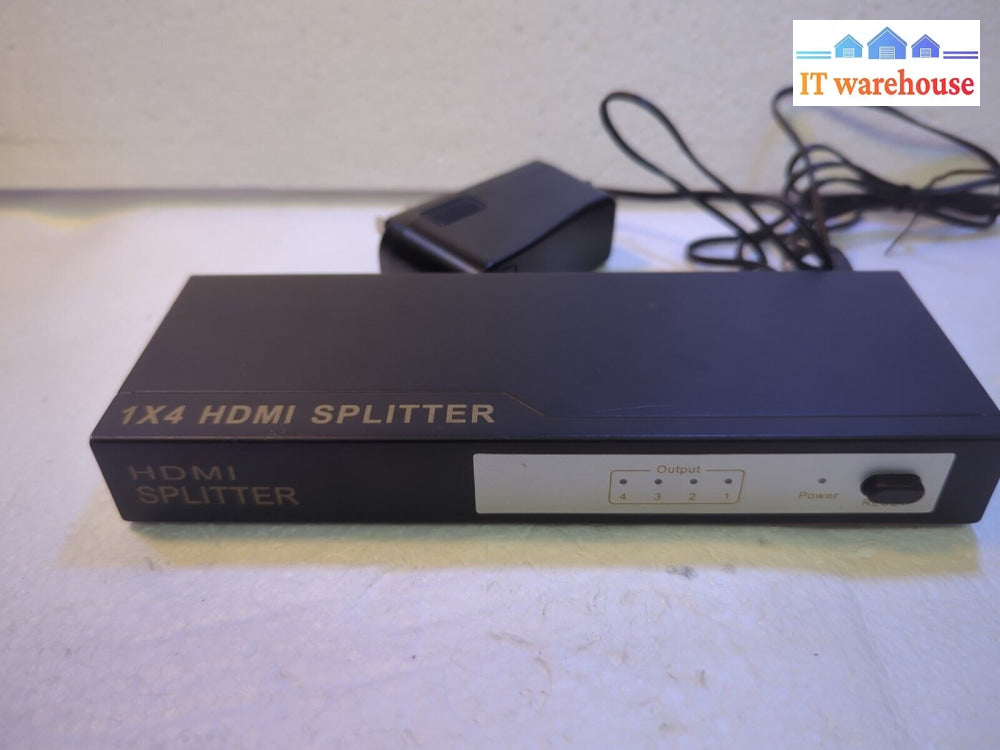 - 1X4 Hdmi Splitter 1 In 4 Out Tested