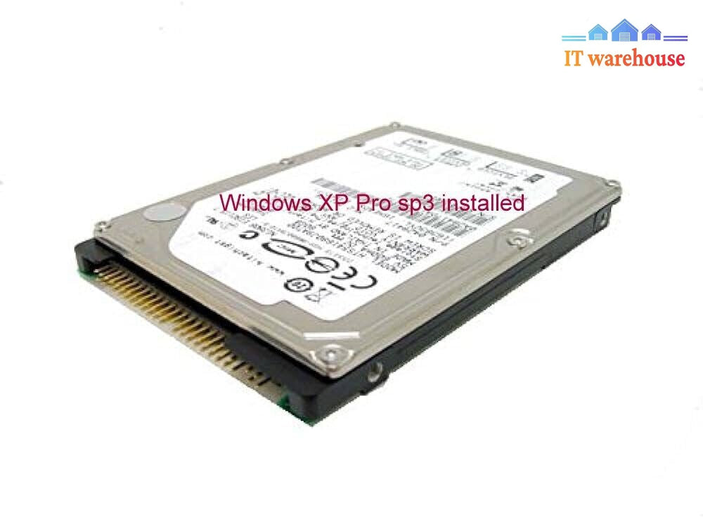 2.5’’ Ide Hard Drive W/ Windows Xp Sp3 Installed For Laptop (Please Read)