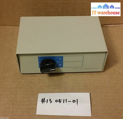 2 Port Manual Data Transfer Switch Box - Two 25 Pin Female