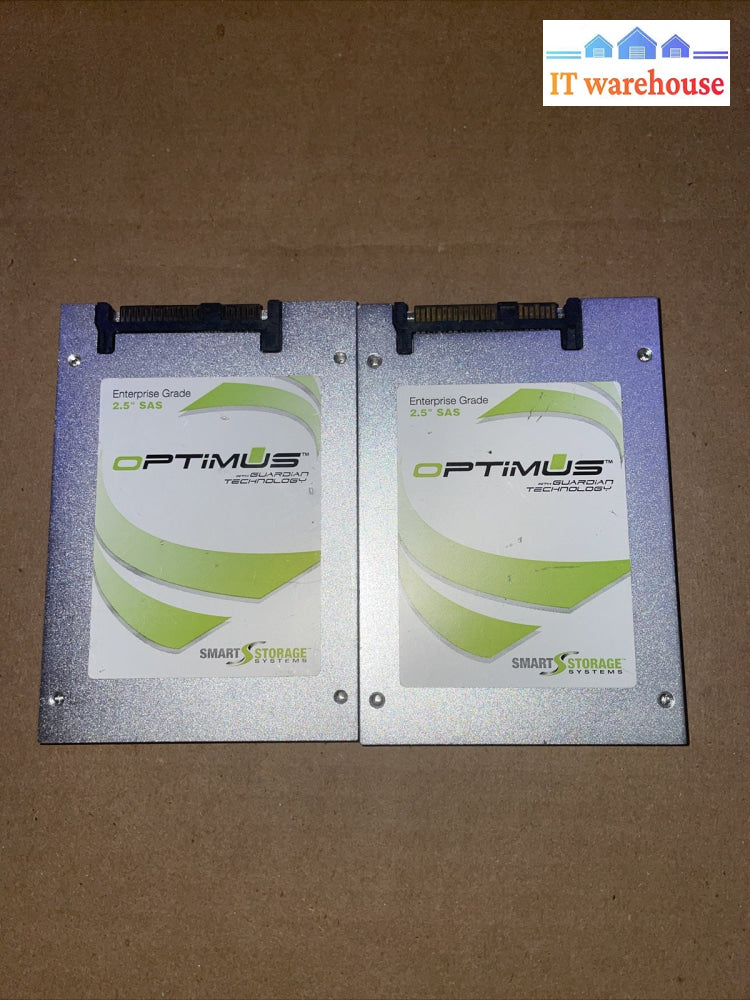 2×  SanDisk 400GB Optimus Ascend SAS Internal Solid State Drive TXA2D20400GA6001
