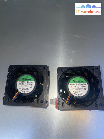 2× SUNON VF60381B1-Q000-S99 Server - Square Fan VF60381B1-Q000-S99, CWH0H-A01