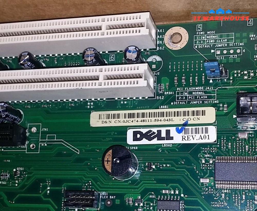2 x Dell JC474 0JC474 WJ770 0WJ770 Dimension 3100 Tower Motherboard w/ p4 @@@