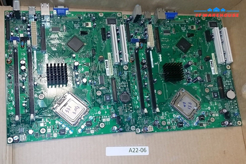 2 x Dell JC474 0JC474 WJ770 0WJ770 Dimension 3100 Tower Motherboard w/ p4 @@@