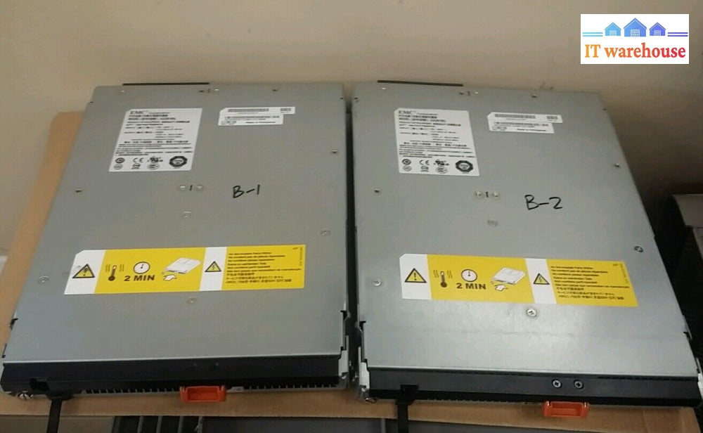 2 X Emc Astec 533W 1U Power Supply Aa26150L Ph-Xxxxxx-13290-13T-00Hb