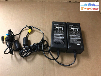 2 x GENUINE Epson 12Vdc 3.5A AC Power Supply DA-42Y12 @@@
