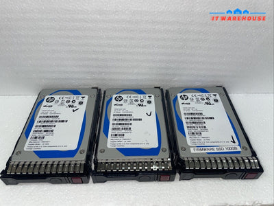 2 x HP 100GB SAS 6G 2.5'' Solid State Drive 632429-001  ( 1000 days remaining )