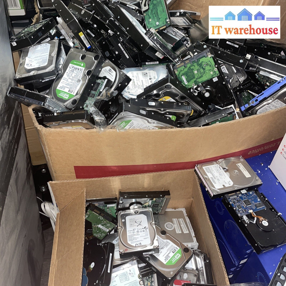 2000 LBs Hard drive HDD for gold metal recycling scrap recovery
