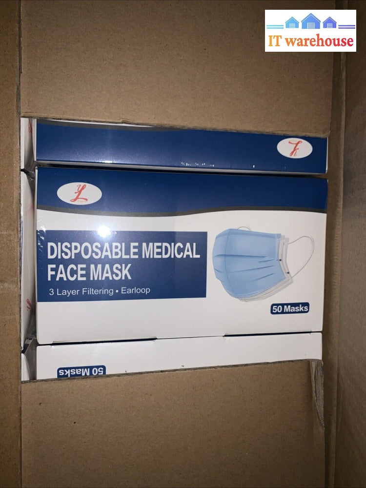 2000x Longyuan Disposable Medical Grade Face Masks  (3PLY)