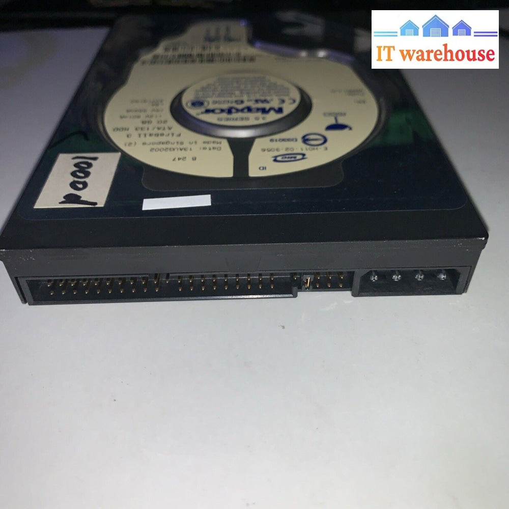 20GB Maxtor 3.5 Fireball 3 ATA/133 hard drive (1000+ days lifespan)