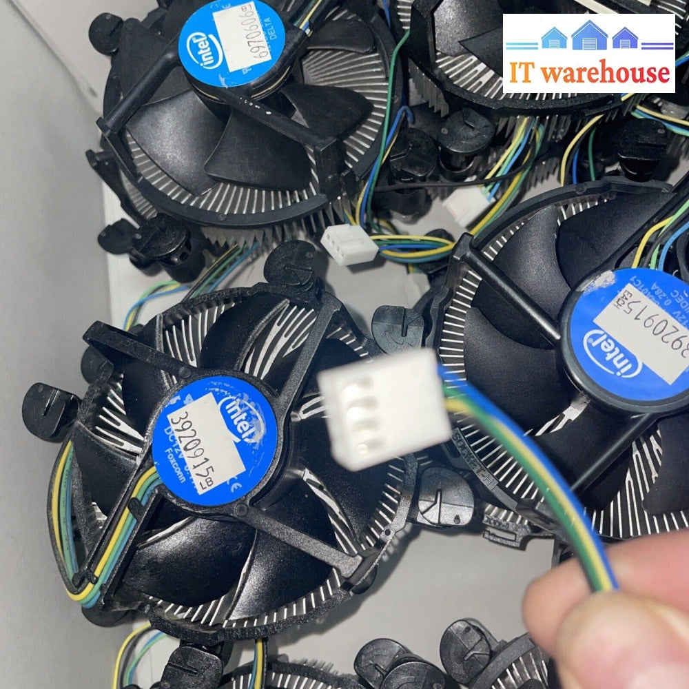 24×  Genuine INTEL E97378-001 Cooling Fan LGA 1151, 1150, 115X, 775 CPU Heatsink