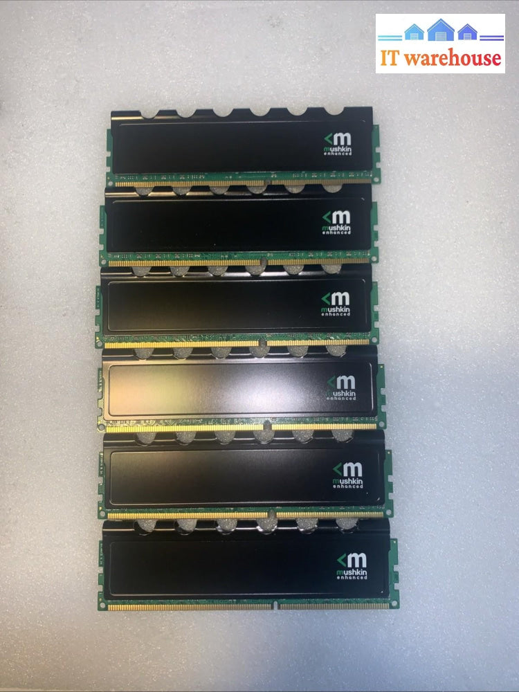 24GB=6×4GB Mushkin Blackline DDR3-1600 PC3-12800 9-9-9-24 gaming Desktop Memory