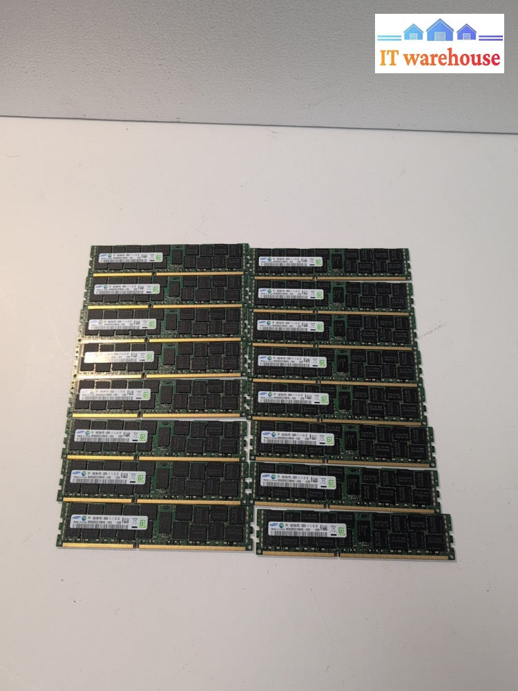 256GB (16x16GB) SAMSUNG M393B2G70BH0-CK0 2RX4 PC3-12800R SERVER MEMORY RAM -