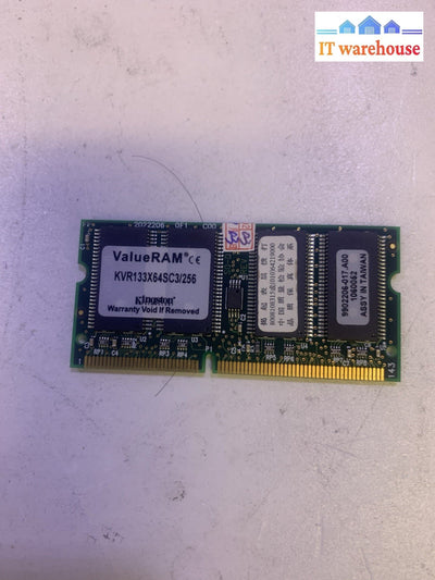 256MB Kingston KVR133x64SC3/256 SO-DIMM 144-pin PC-133 SDRAM laptop memory
