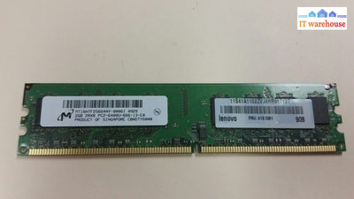 2GB MICRON MT16HTF25664AY-800G1 DESKTOP DDR2 PC6400(800MHZ) RAM @@@