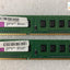 (2x 1GB) Kingston KVR ACR128X64D3U1333C9 DDR3-1333 PC3-10600 DIMM RAM Memory ~