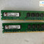 ~ (2x 1GB) Kingston KVR 1GB KVR667D2N5/1G DDR2-667 PC2-5300 Desktop Memory RAM