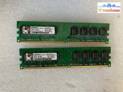 ~ (2x 1GB) Kingston KVR 1GB KVR667D2N5/1G DDR2-667 PC2-5300 Desktop Memory RAM