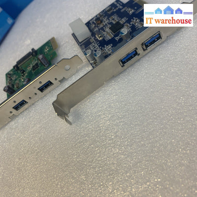 (2x) 2-Port USB 3.0 PCI-E Expansion Card – Dual USB-A Ports, High-Speed 5Gbps
