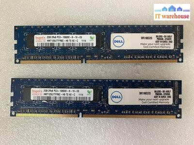 ~ (2x  2GB) Hynix Korea 05 HMT125U7TFR8C - H9 PC3-10600E DDR3 Memory SDRAM