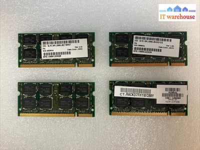 2x 2GB HYNIX PC2-6400S PC2-6400 DDR2 800 SODIMM LAPTOP MEMORY RAM~