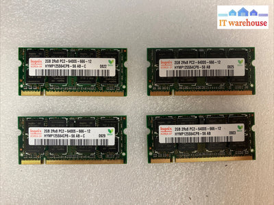 2x 2GB HYNIX PC2-6400S PC2-6400 DDR2 800 SODIMM LAPTOP MEMORY RAM~