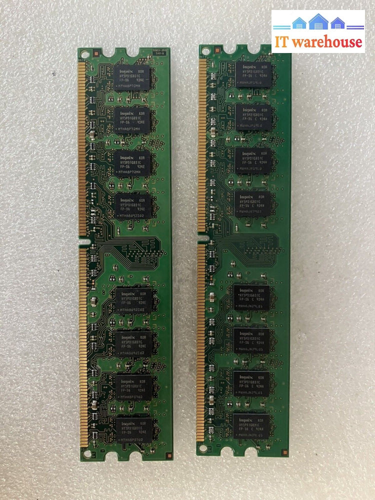 ~ (2x  2GB) Hynix PC2-6400U HYMP125U64CP8-S6 AB Memory SDRAM
