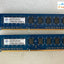 ~ (2x 2GB) Nanya NT2GC64B8HC0NF-CG 2GB 2RX8 PC3-10600U 1333MHZ PC Memory RAM